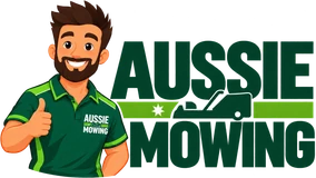 Aussie Mowing logo